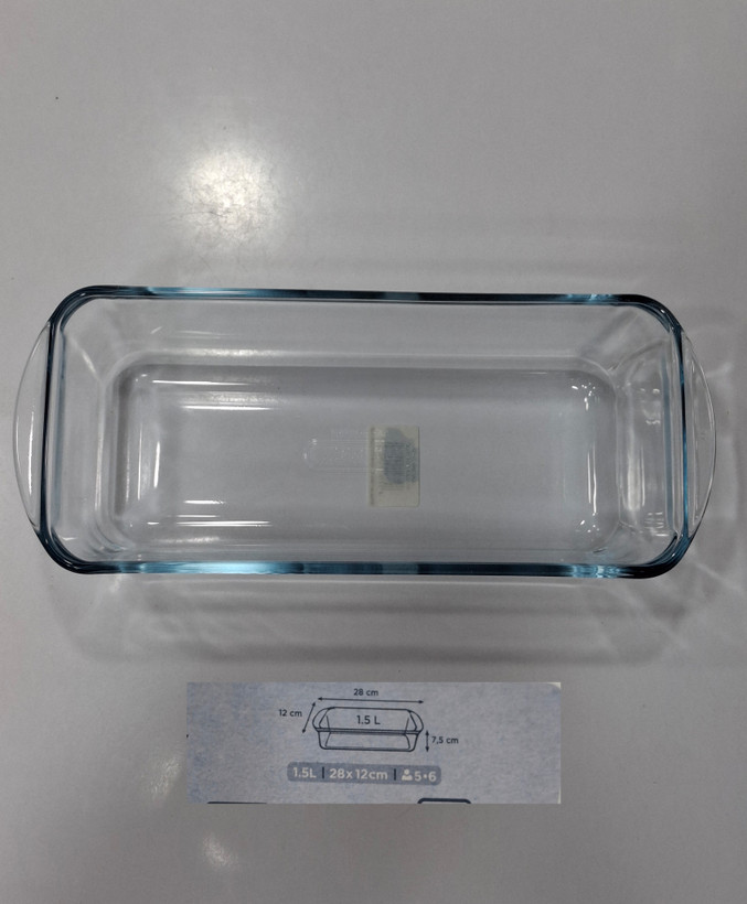 ظرف پیرکس مستطیلی Pyrex فرانسه ۱.۵ لیتری مدل Bake & Enjoy | مناسب فر، مایکروویو و فریزر