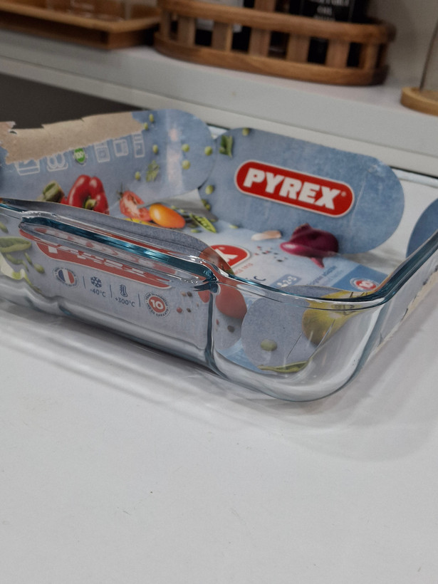 ظرف پیرکس مربعی Pyrex فرانسه ۲ لیتری مدل classic | مناسب فر، مایکروویو و فریزر