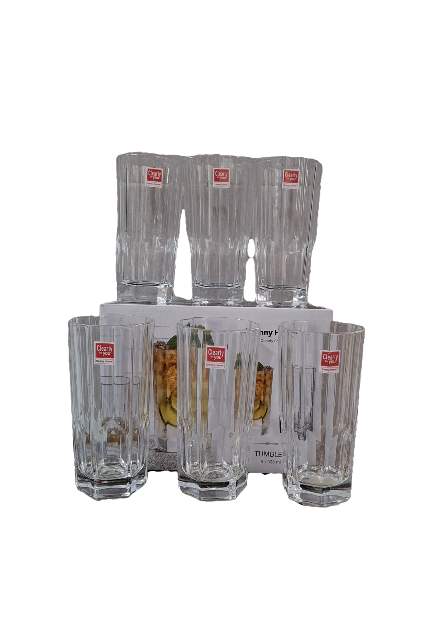 لیوان دنی هوم Dany Home مدل Tumbler | ۶ عددی | ۳۲۸ میلی‌لیتر