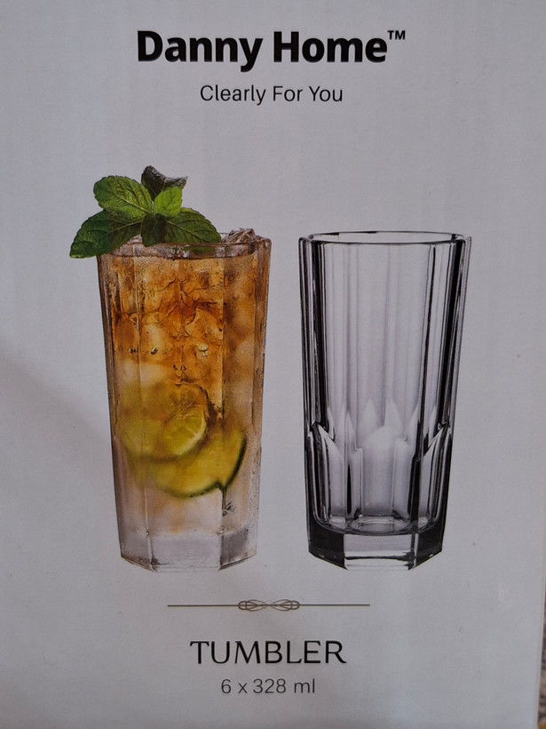 لیوان دنی هوم Dany Home مدل Tumbler | ۶ عددی | ۳۲۸ میلیلیتر