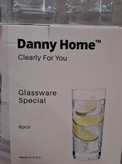 ست لیوان بلند دنی هوم Dany Home | مدل Glassware Special | ۶ عددی