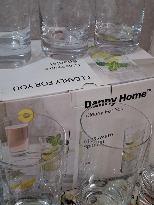 ست لیوان بلند دنی هوم Dany Home | مدل Glassware Special | ۶ عددی