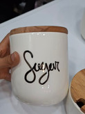 ست پاسماوری و جا ادویه ۵ پارچه مدل تکست ، نوشته