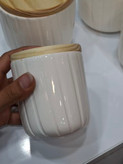 ست پاسماوری و جاادویه ۶ پارچه طرح شیاردار