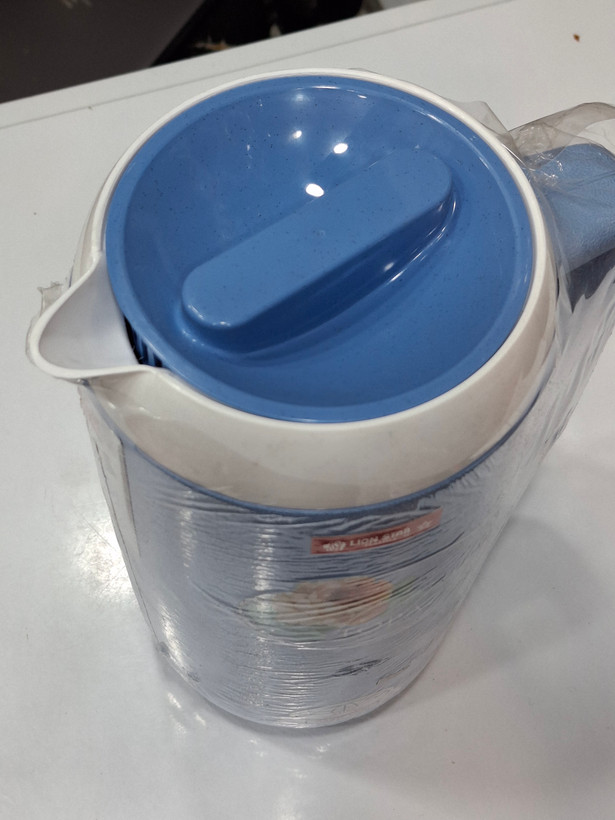 پارچ آب دوجداره لاین استار K-7 ظرفیت ۱.۷ لیتر آبی | Thermo Water Jug