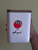 بانکه رب گوجه سرامیکی با درب چوبی | ظرف نگهداری رب