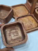 اردوخوری چوبی ۴ خانه با دسته