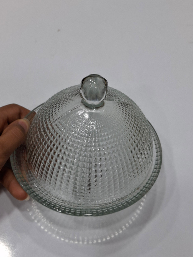 کرهخوری شیشهای دو قسمتی با درب