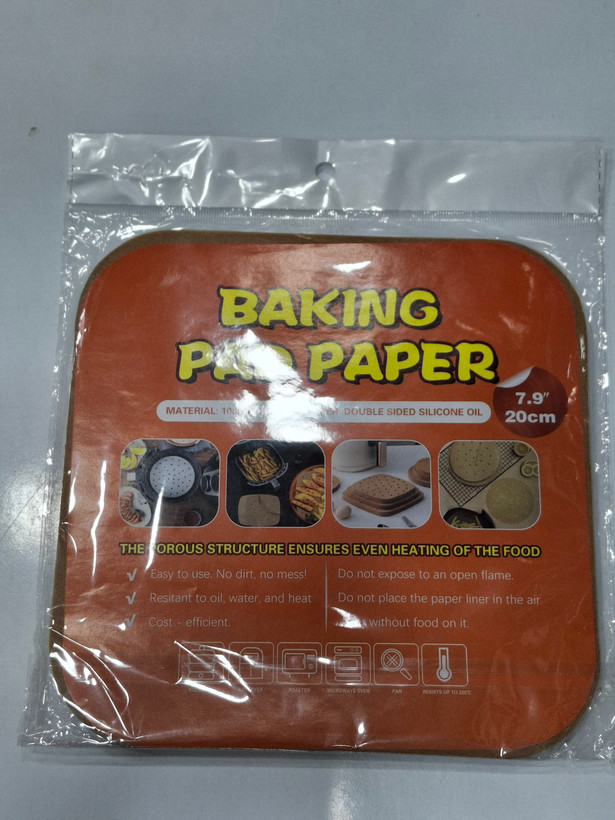 کاغذ پخت سوراخدار مخصوص ایرفرایر ۲۰×۲۰ سانتیمتر | Baking Paper