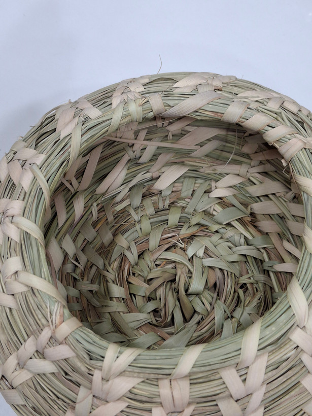 خمره حصیری کوچک بدون دسته | ظرف نگهداری سیر و حبوبات