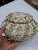خمره حصیری کوچک بدون دسته | ظرف نگهداری سیر و حبوبات