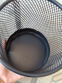 سطل توری فلزی کوچک مشکی