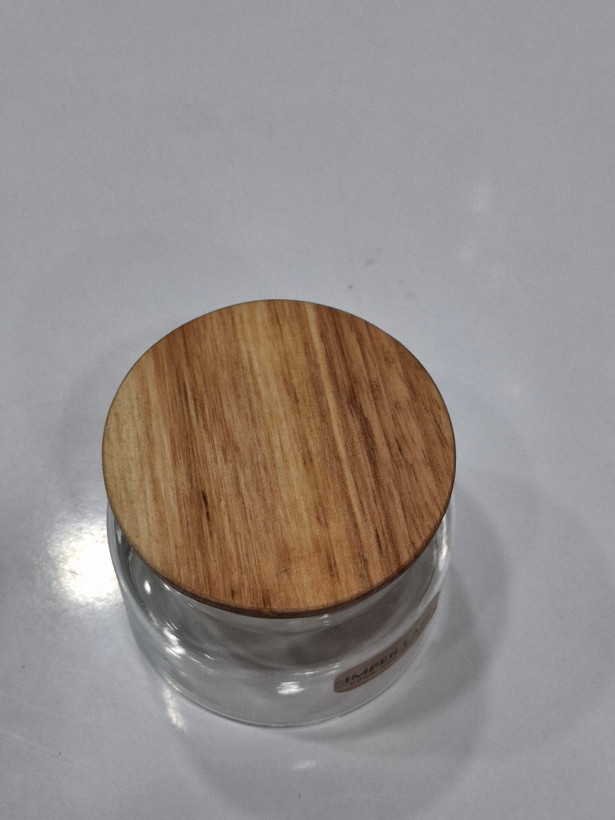 بانکه شیشهای درب چوبی امپرلند – سایز ۹ / ارتفاع 6 cm