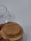 بانکه شیشهای درب چوبی امپرلند – سایز ۹ / ارتفاع 6 cm