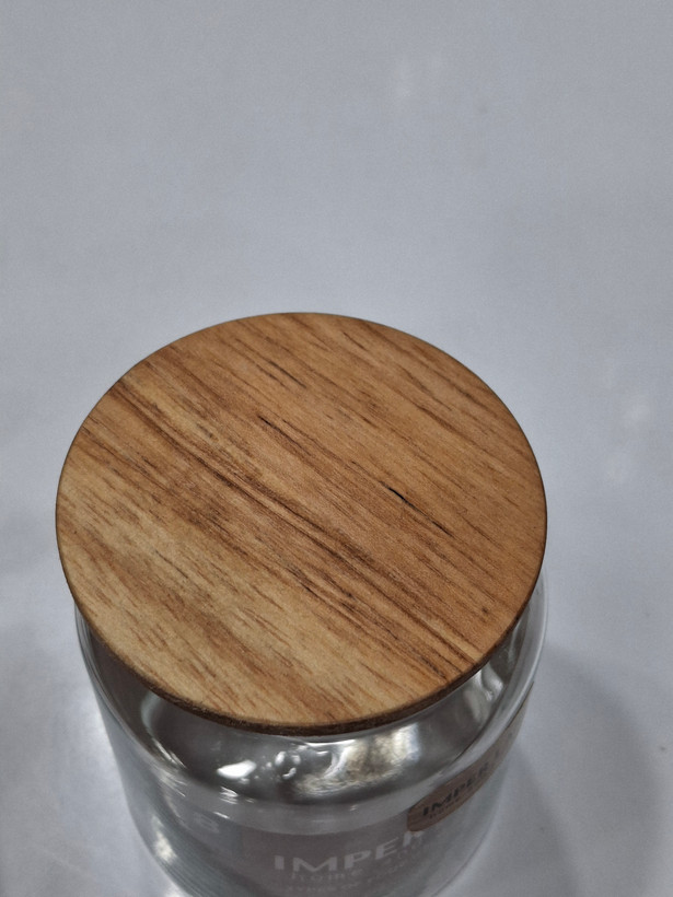 بانکه شیشهای درب چوبی امپرلند – سایز 8 / ارتفاع 9 cm