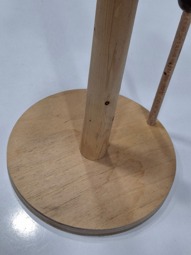 جا دستمال رولی چوبی طرح موش فانتزی