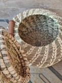 جا برنجی حصیری ۱۰ کیلویی دستهدار