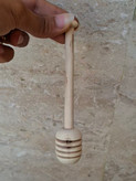 قاشق عسل چوبی شیاردار