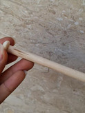 قاشق عسل چوبی شیاردار